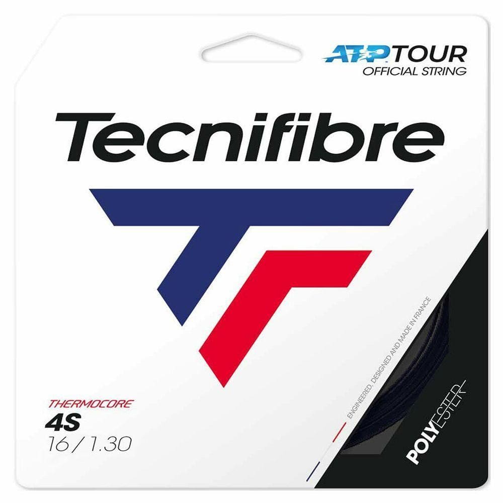 Corda Tecnifibre 4s Set Individual Cor Preta Espessura 1.30mm