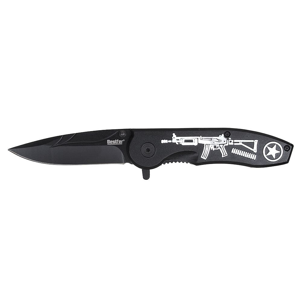 Canivetee Canyon II Inox Preto Bestfer 30422