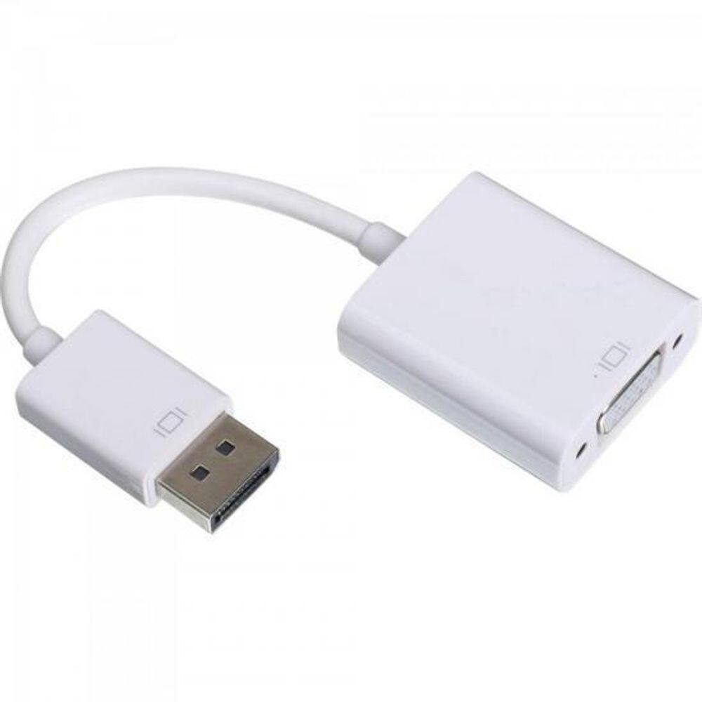 Adaptador Display Portátil Para Vga 15Cm Branco Storm