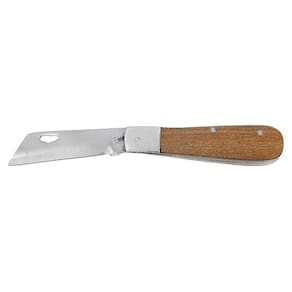 Canivetee Inox com Cabo de Madeira e Clipe de Bolso A Master Inox 30900