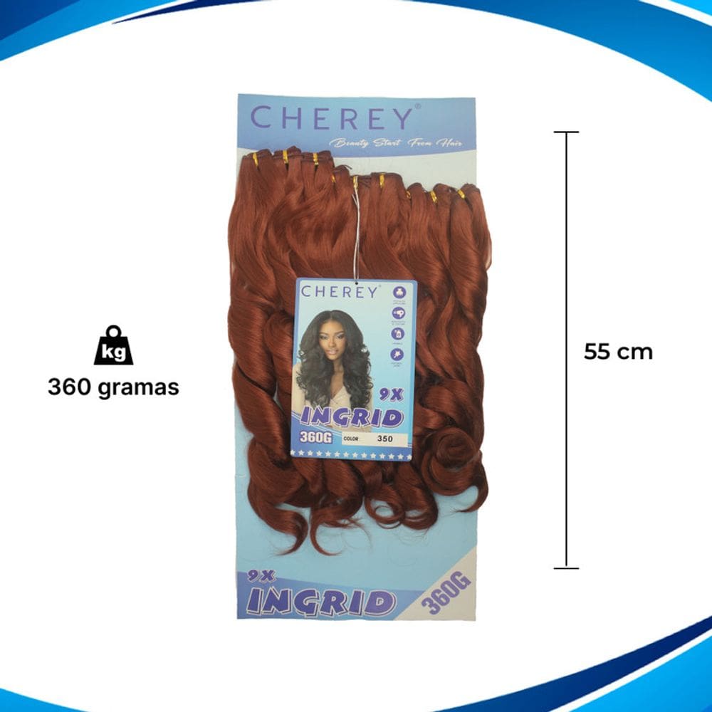 Cabelo Orgânico 9x ingrid 360g entrelace