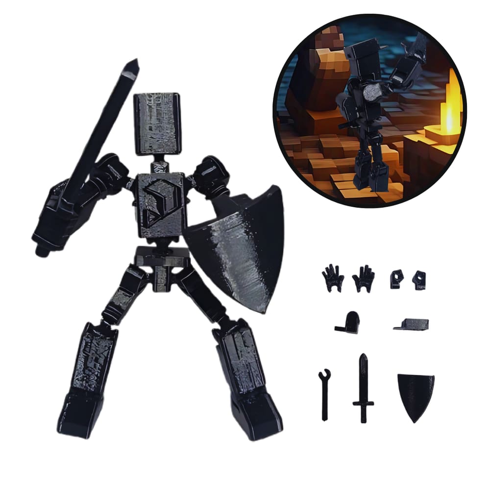 Boneco Mini 13 - Dummy Articulado Action Figure Acessórios