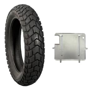 Pneu Xre 190 Bros 150 Bros 160 110/90-17 60p Mt60 uso com camara Pirelli + Suporte placa