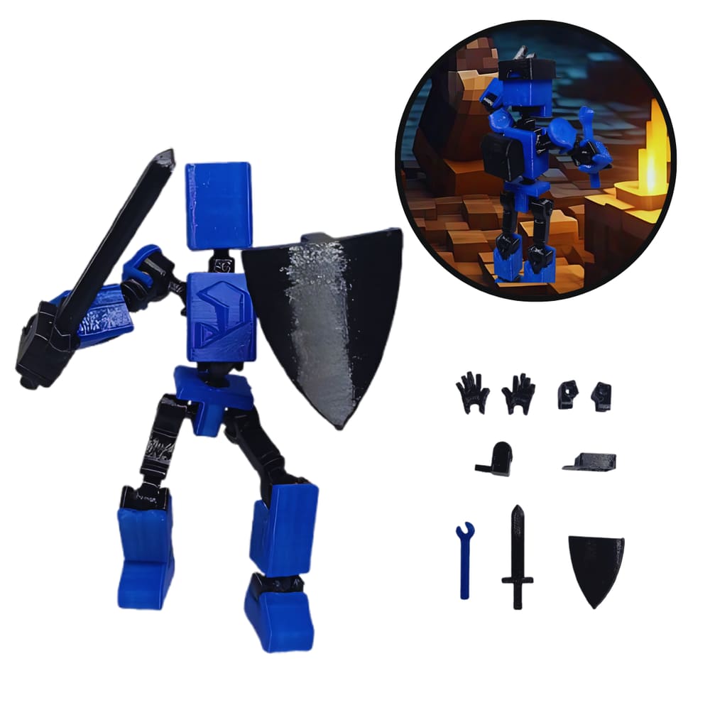 Boneco Mini 13 - Dummy Articulado Action Figure Acessórios