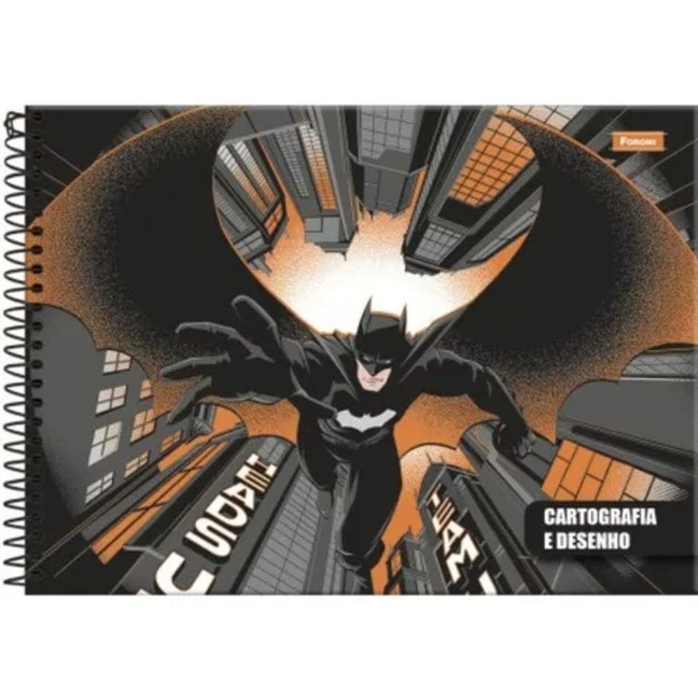 Caderno Desenho 80 Folhas Batman Foroni 3060