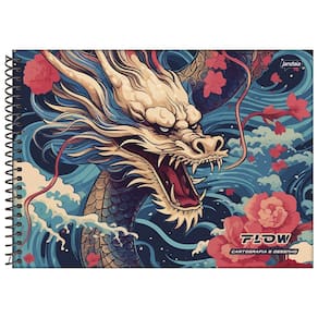 Caderno Desenho 80 Folhas Flow Jandaia 7518