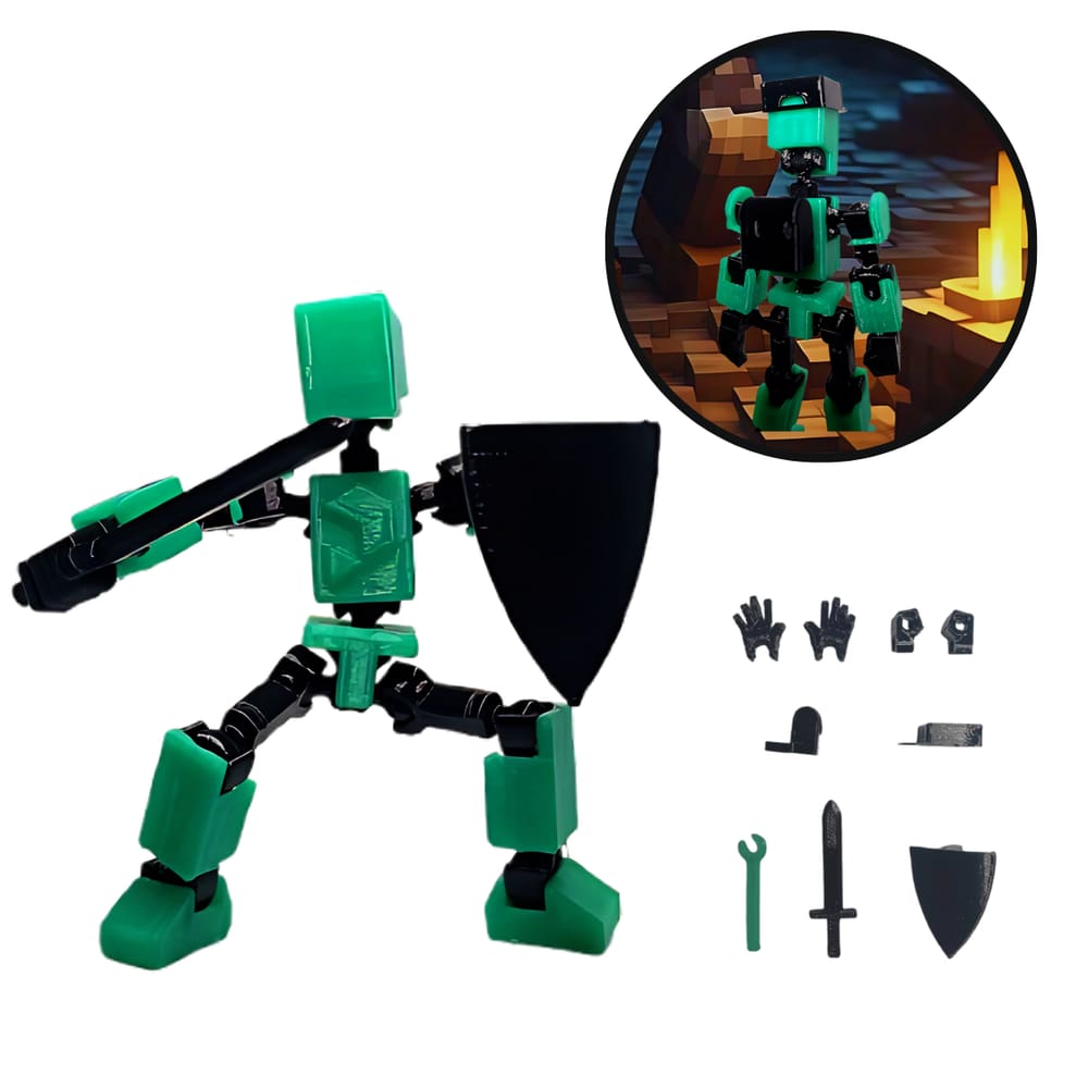 Boneco Mini 13 - Dummy Articulado Action Figure Acessórios