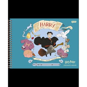 Caderno Desenho 80 Folhas Harry Potter Jandaia 3223