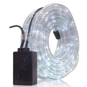 Mangueira Rolo Pisca Led Luzes Fria 8 Funções Verde 10m 220v