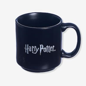 Mini Caneca Harry Potter Empilhável Porcelana Preta 100ML Oficial WB
