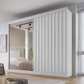 Guarda Roupa Casal 100% MDF 2 PorTAS Atlanta Made Marcs