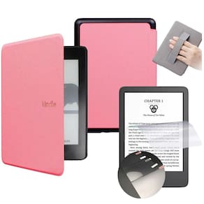 Capa C Alça Para Kindle Paperwhite 7 Sa568B + Pel. Plastico