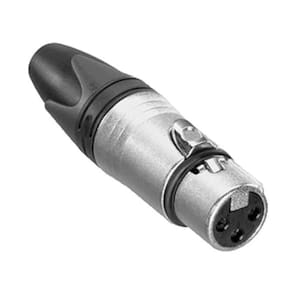 Plug Xlr Femea Cannon Mxt Metal C30Fn-3