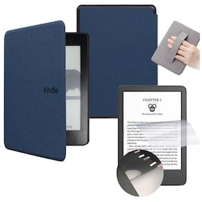 Capa + Pelicula Plástico Para Kindle Paperwhite 7 - Com Alça