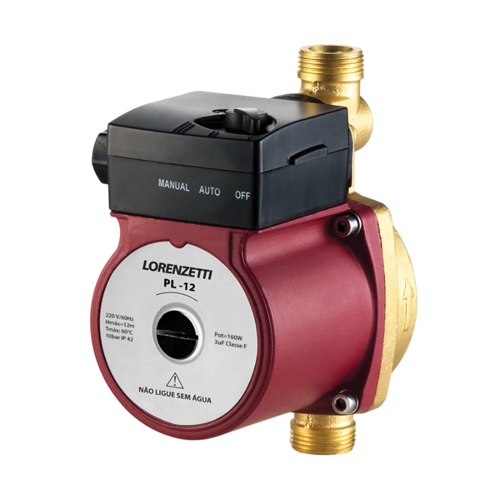 Pressurizador de Água PL12 12MCA 220v Lorenzetti 220v