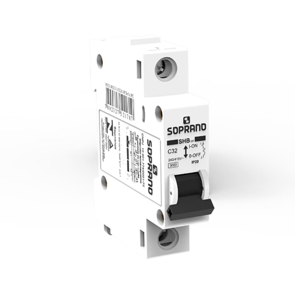 Disjuntor Din Unipolar 70A C 3Ka Soprano