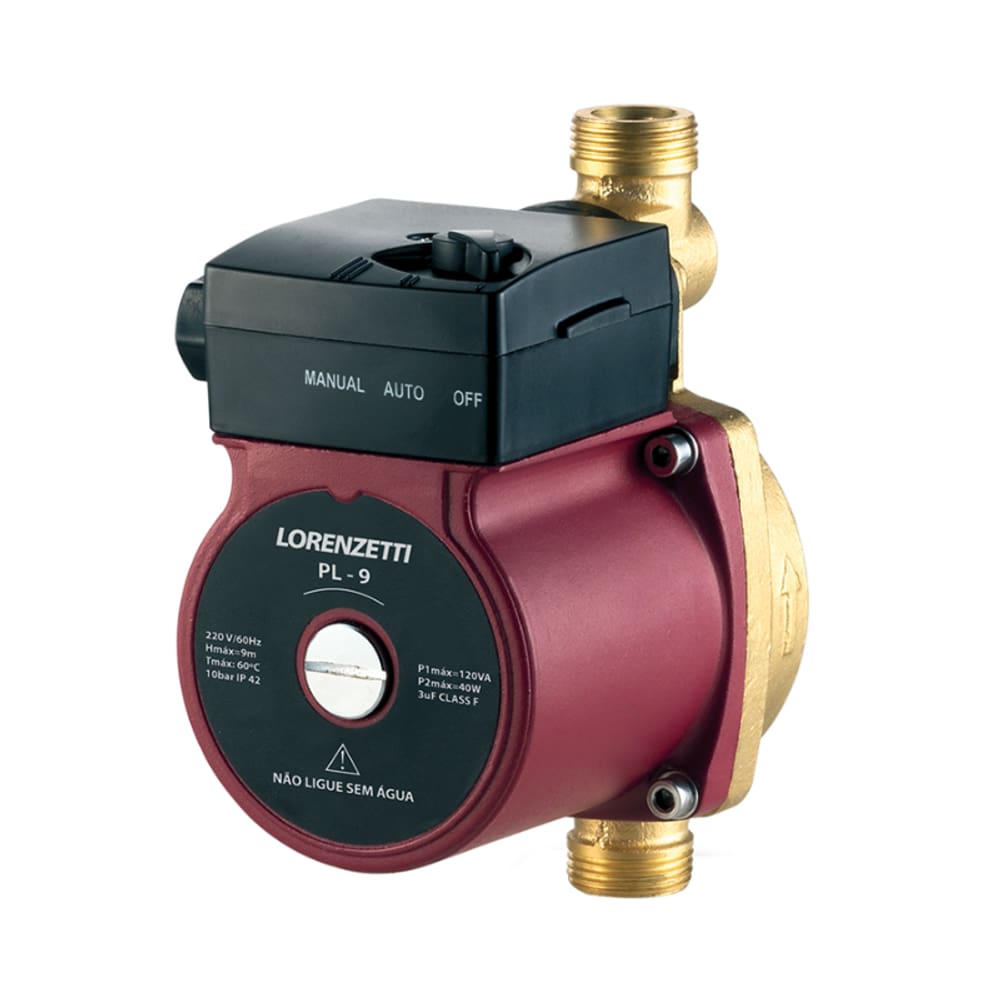 Pressurizador de Água PL9 9MCA 220v Lorenzetti 220v