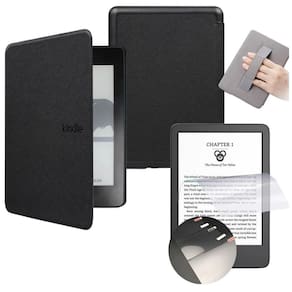 Capa + Pelicula Plástico Para Kindle Paperwhite 7 - Com Alça