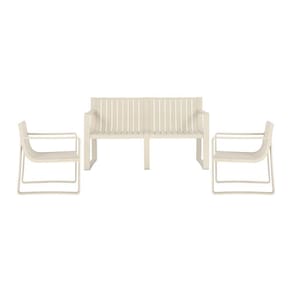 Conjunto Para Jardim com um Sofá e Duas Poltronas Verte Eco Bambu