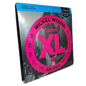 Encordoamento Daddario Baixo 5 Cordas Exl170-5 Nickel Wound