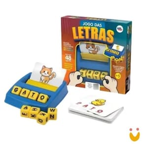Jogo Das Letras Brinquedo Educativo - Paki Toys 1504