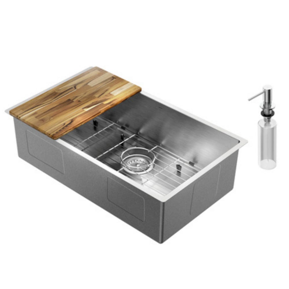 Cuba Simples Bistrô 70x40x20 Escovado com Acessórios FSC100% Docol