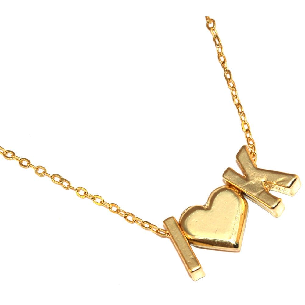 Colar Cordão Minha Inicial K Love Folheado Lembrancinha