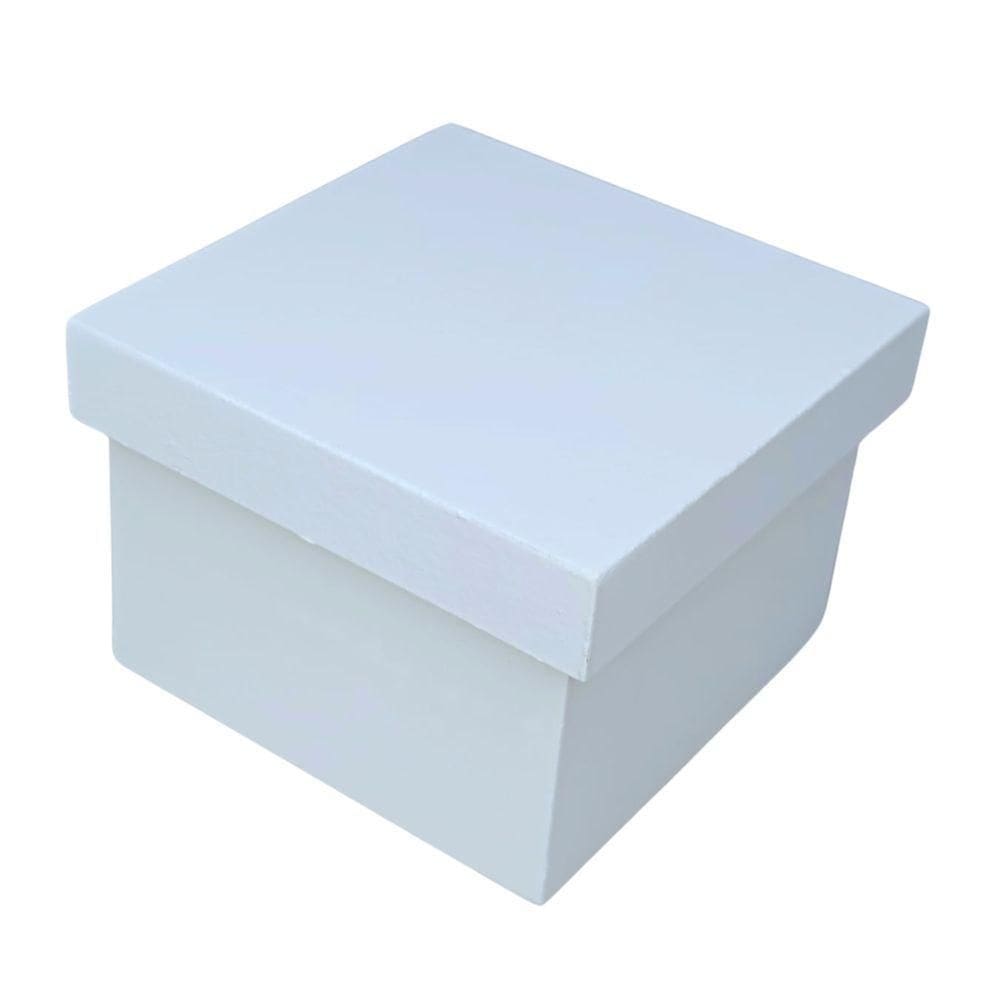 Caixa Pequena Para Lembrancinhas Em Mdf (7x7x5,5) Branco