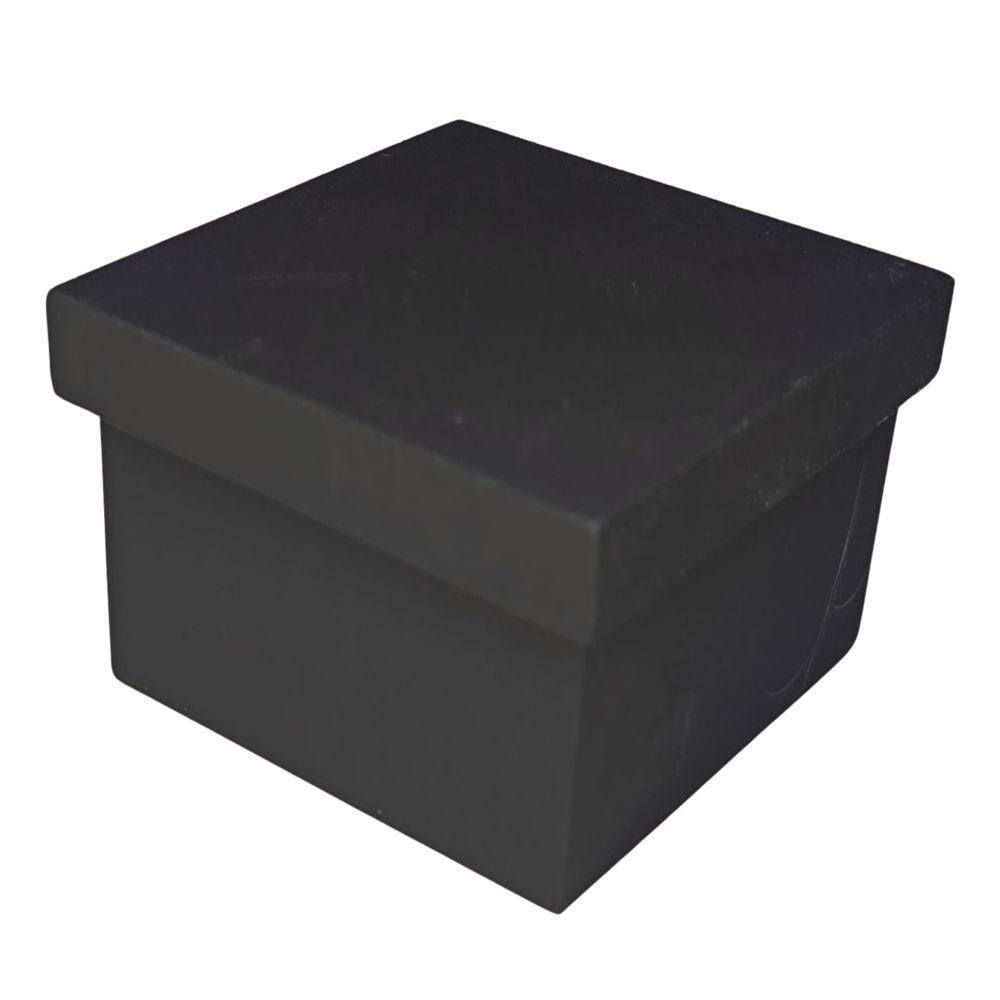 Caixa Pequena Para Lembrancinhas Em Mdf (7x7x5,5) Preto