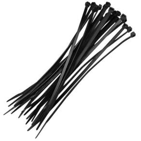 Abraçadeira De Nylon Preta 200 Mm X 4,8 Mm 20 Un - Vonder