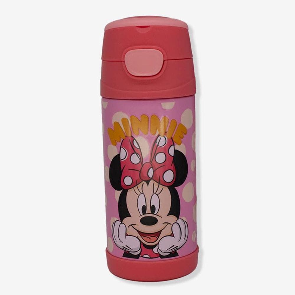 Garrafa Infantil Top Handle 350Ml Minnie Termica