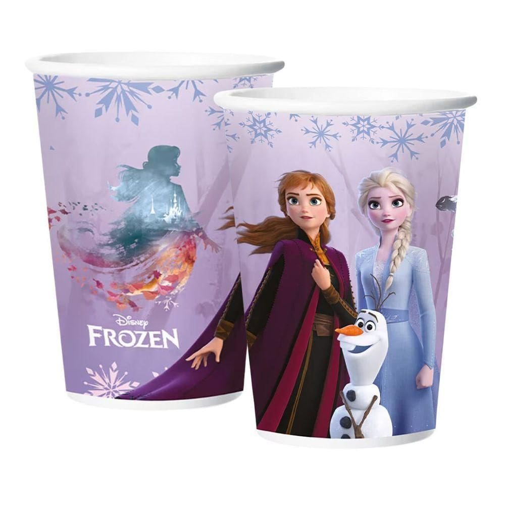 Copo De Papel Frozen 180ml - 8 Unidades