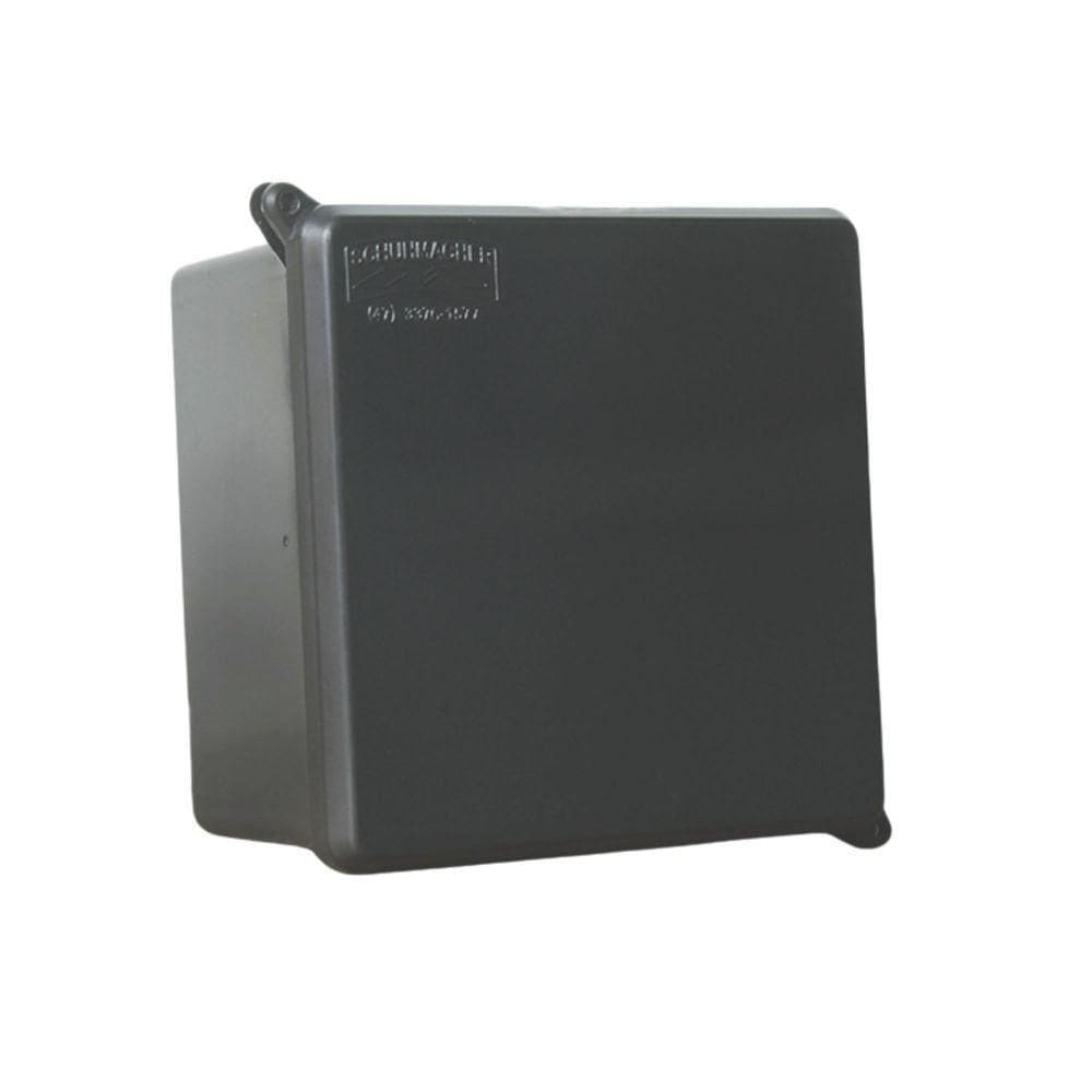 Caixa Plástica Opaca 80x80x52mm Preto Schuhmacher