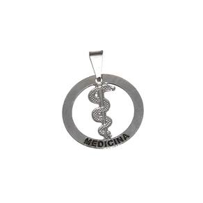 Pingente Minha Profissão Medicina Medica Aço Inox