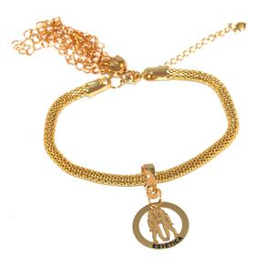 Pulseira Estética Esteticista Moda Beleza Folheado Ouro 18k
