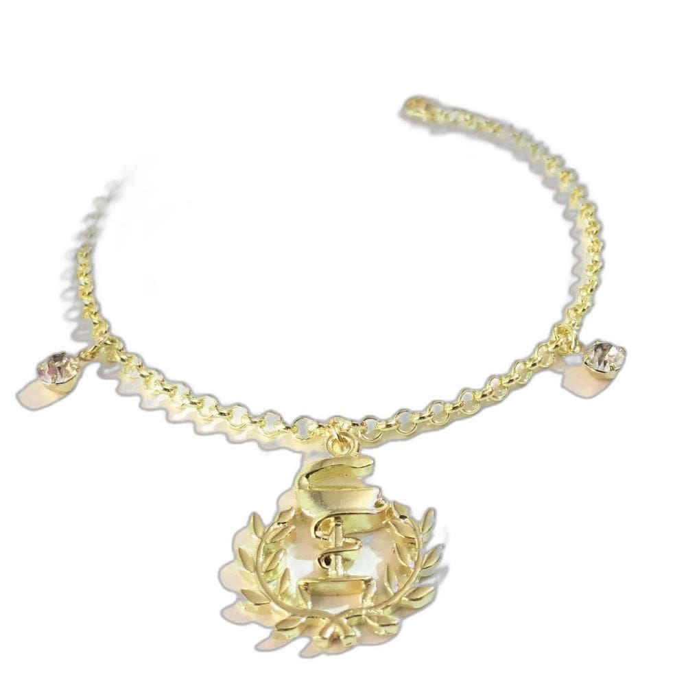 Pulseira Farmácia Cursinho Profissão Folheado Ouro 18k