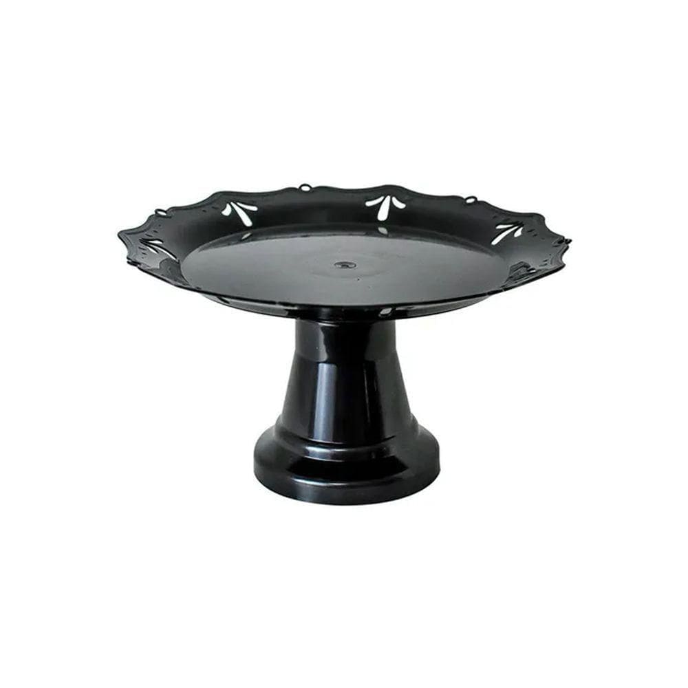 Suporte Para Bolo Veneza Preta - 18cm