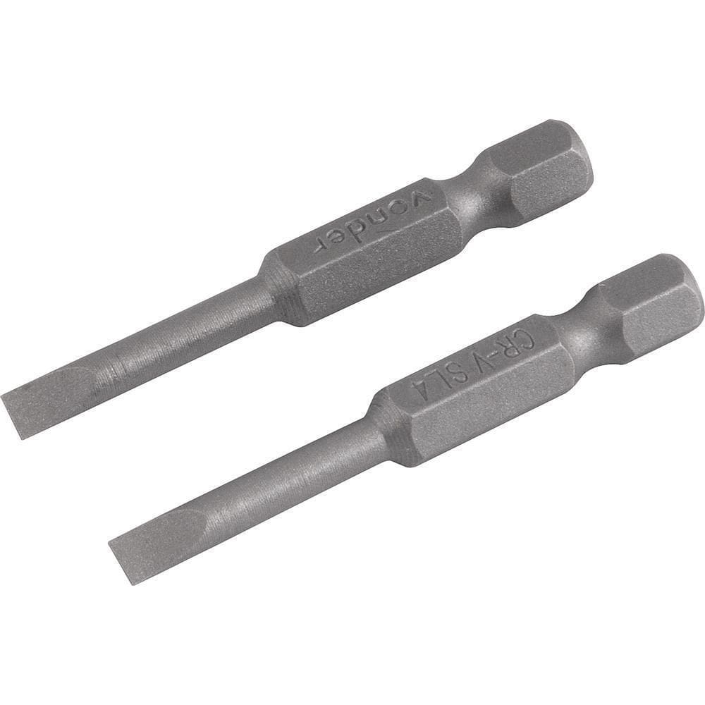 Jogo Bits/Ponteiras Fenda Sextavado 1/4 4Mmx50Mm Vonder