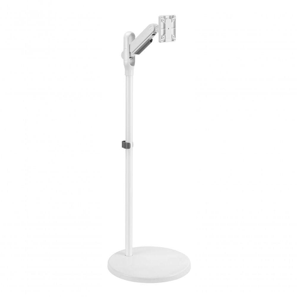 Suporte Móvel Para Monitor E Tv Até 35 Com Regulagem De Inclinação Octoo Smart Up - Branco