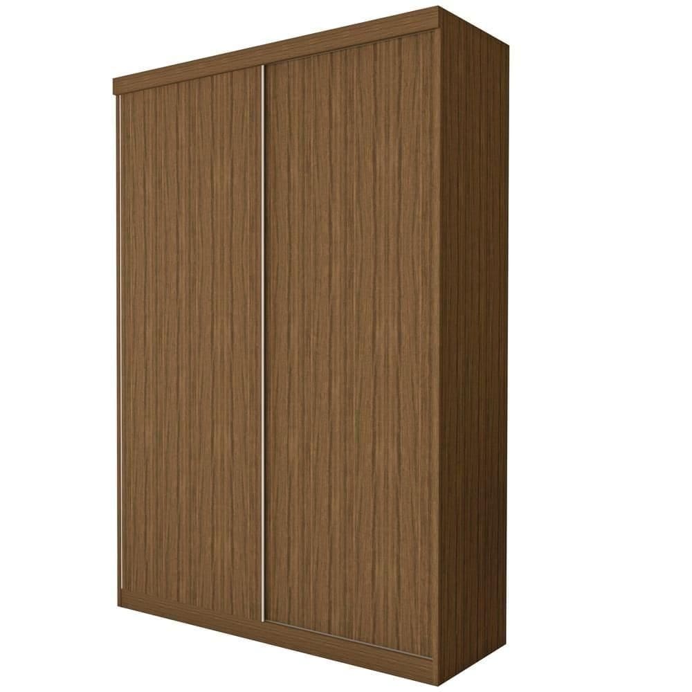 Guarda Roupa 2 Portas De Correr 2 Gavetas Kiara Minastex Freijó