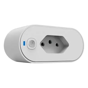 Plug de Tomada Inteligente, Padrão Brasileiro, 16A, Compatível Com Alexa, Google Home, SmartThings, Branco