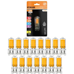 Kit 16 Lampadas Filamento G9 Halopin 2W 220V Foxlux