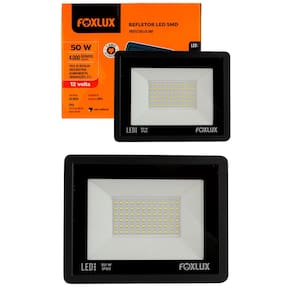 Kit 2 Refletor Led 50W 6500K 12V IP65 Foxlux