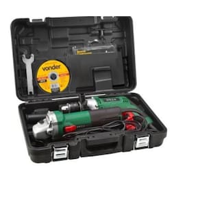 Conjunto Esmerilhadeira 4.1/2 127V + Furadeira 1/2 127V Dwt