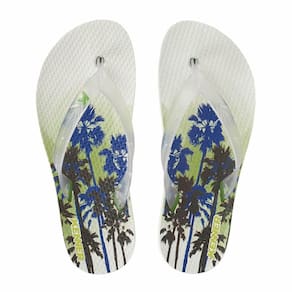 Chinelo Kenner Summer Carnauba Masculino - Branco e Verde