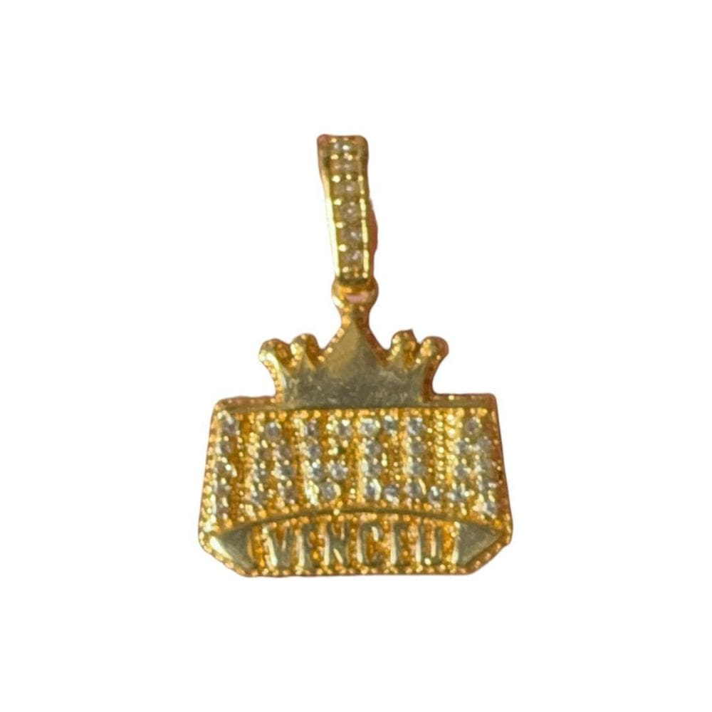 Pingente Favela Venceu P - Banhado A Ouro 18K