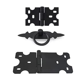 Kit 4 Dobradiças Mexicana + 4 Dobradiças 42X62 + 4 Puxadores