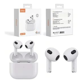 Fone De Ouvido Bluetooth Sem Fio Kaidi Kd789 Branco Tws 5.3