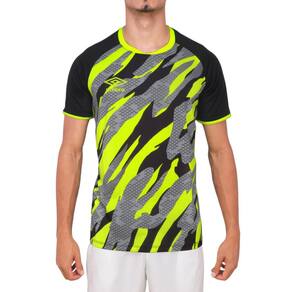 Camiseta Umbro Artillery Preto Limão E Grafite