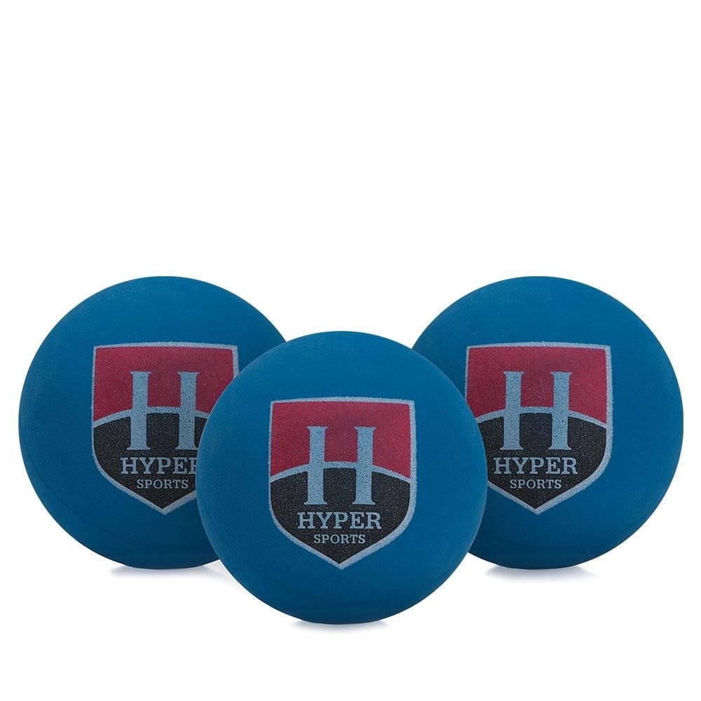 Bola de Frescobol Hyper Sport Azul - Pack com 03 Unidades